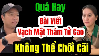 Quá Hay Bài Viết Vạch Mặt Thám Tử Cao Không Thể Chối Cãi