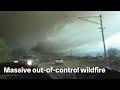 Massive outofcontrol wildfire in northern manitoba forces evacuations