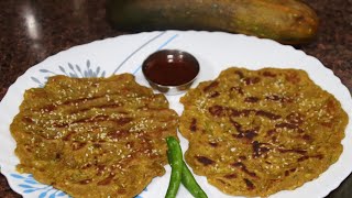 Dhaba style Cucumber Pancakes recipe at home easily
