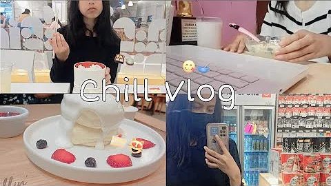 Chill Vlog ll morning routine, lunch, At book stor...