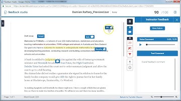 Viewing your feedback in Turnitin