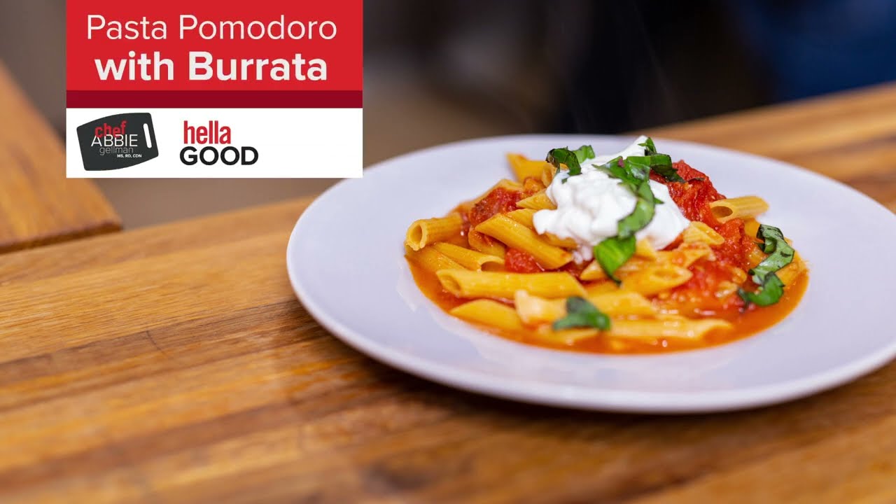 SCRUMPTIOUS Pasta Pomodoro with Burrata Cheese Instant Pot Teacher