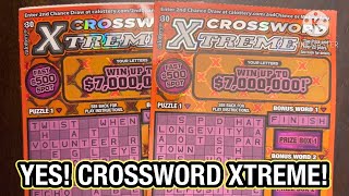 YES! CROSSWORD XTREME! CA Scratchers
