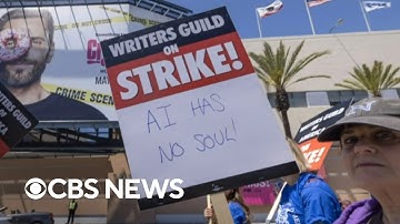 Writers strike focuses on whether AI could take jobs from screenwriters