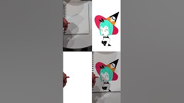 Adding The Finishing Touches to My Halloween Art - Behind The Scenes