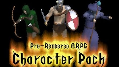 Pre-Rendered ARPG Character Pack | Unity Asset