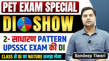 UPSSSC PET EXAM SPECIAL  | Maths |  UPSSSC PET DI SHOW  | Graph & Table By Sandeep Tiwari