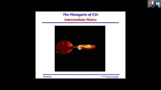 AAVSO Webinar, with Dr. Christian Knigge and François Cochard