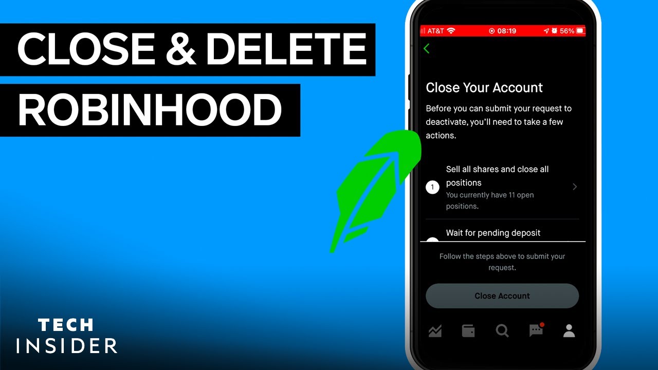 How To Close And Delete Robinhood