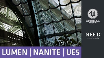 UE5 Lumen Nanite | Unreal Engine 5 - test flight| Palmenhaus Vienna | NEED immersive reality
