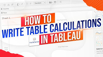 Using Table Calculations in Tableau