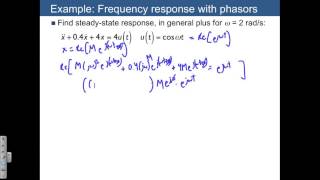 Lecture 11D Phasors example second order system (long method)