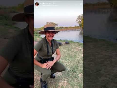 Jéssica Ingrede visita o Pantanal Sul