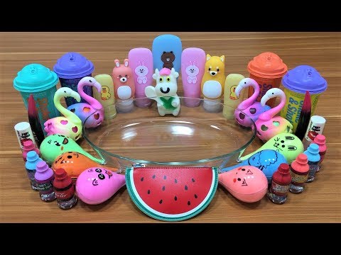 Mixing Random Things Into Store Bought Slime !! SlimeSmoothie Satisfying Slime Videos