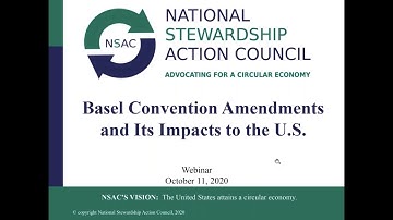 The Basel Convention Plastic Waste Amendments and their Imminent Impact