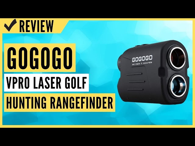 Gogogo Sport Vpro Laser Golf Rangefinder 650 Yards Range Finder Distance  Measuring with Flag Lock GS24 