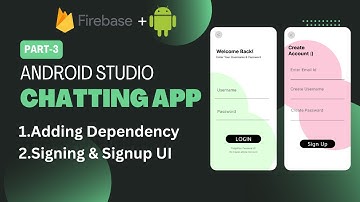 Real-Time Chatting App | Part #3 | Sign in & Sign up UI | Android Studio | #mstore