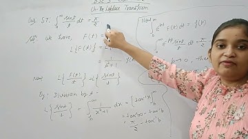 The Laplace Transform || B.Sc 3rd sem Maths || By Jyoti Chaudhary ✍️✍️