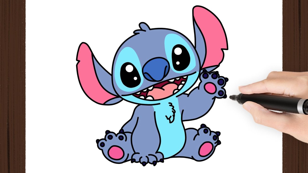 How To Draw STITCH I Easy I Como Desenhar o STITCH KAWAII I Fácil I ...
