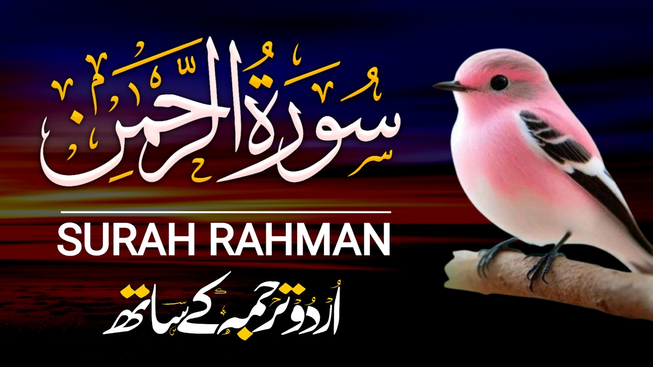 Surah Ar-Rahman recitation with urdu translation | surah rahman relaxing recitation | Ep - 25
