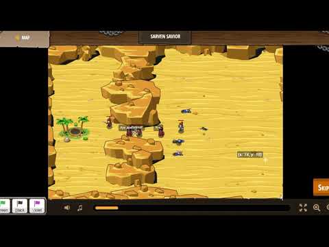 Sarven Savior CodeCombat. Python