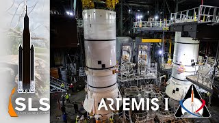 Path to the Pad for Artemis I Episode 2: Second Solid Rocket Booster Segment Stacked