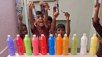 Best of 2025 compilation video of entertaining bottle color matching challenge game - 72