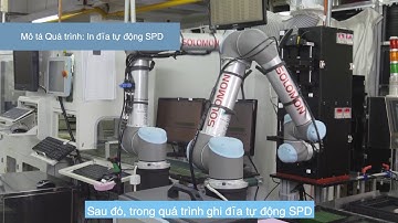 YUEYIN Technology lắp đặt UR5 tại Dây chuyền sản xuất mô-đun bộ nhớ - Viet Subs