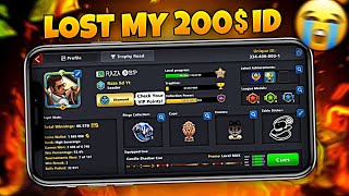 😥💔I Lost My 200$ ID 8 Ball Pool || What Happened!