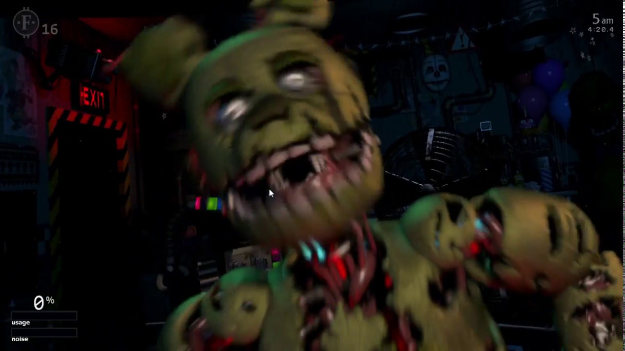 Ultimate Spring Trap Ultimate Custom Night Jumpscare Springtrap - YouTube