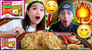 Foreigner In America Try Indonesian Ramen Noodles Mukbang How We Met Storytime Crazy