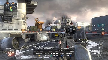 BO2:awesome across map first blood combat axe on carrier!