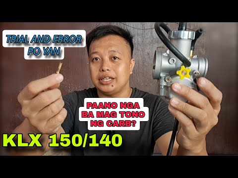 KLX 150: tamang paraan para makapag tono ng Carburetor