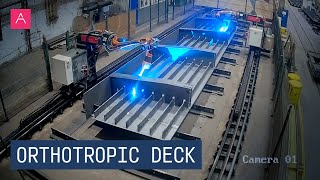 Orthotropic Bridge Deck: 12-hour welding in 1 min | ABAGY ROBOTIC WELDING