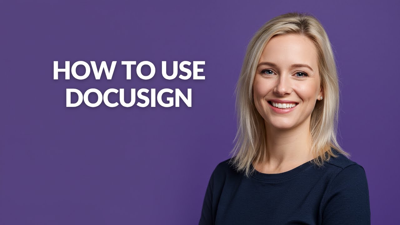 How to Use Docusign - Julia'sTutorials - YouTube