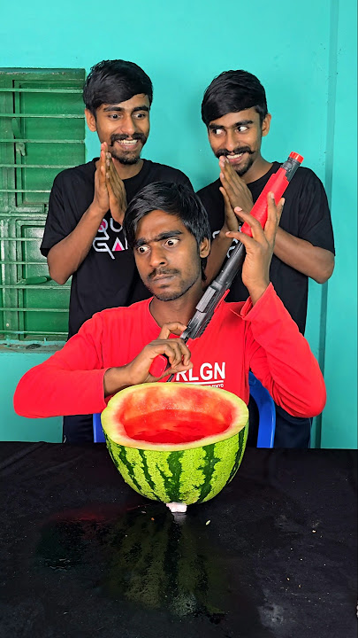 Twin brothers stole big brother’s watermelon juice! 🍉😂