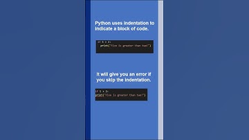 Learning to code Python from scratch in 60 secs, day 2: Indentation #coding #pythonindentation