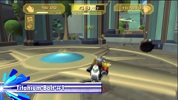 Ratchet & Clank 3 (HD) - All Skill Points & Titanium Bolts (Metropolis)
