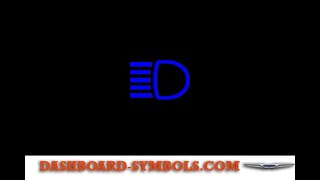 Chrysler High Beam Indicator Light - Chrysler | Blue Warning Lights | Dashboard Symbols | Meaning Chrysler Dash Warning Lights