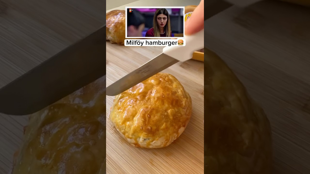 Milföy den hamburger yapımı🫶🏻 Milföy den hamburger yapımı🫶🏻
