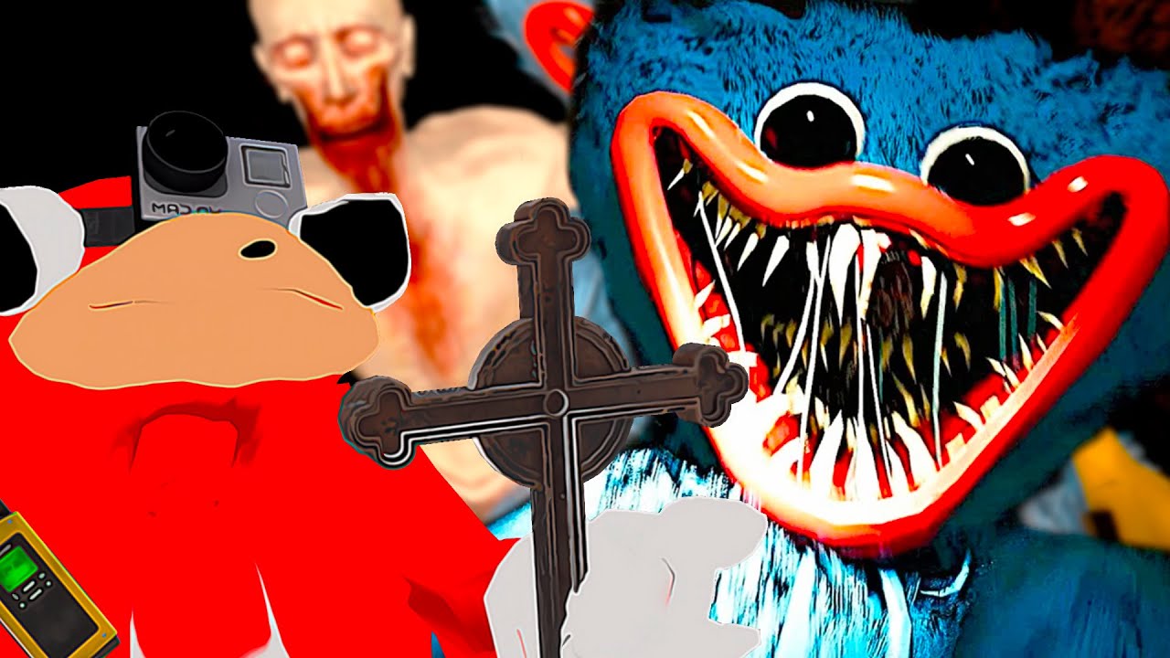 😨 romeu e ruan são atacados por huggy wuggy 😱