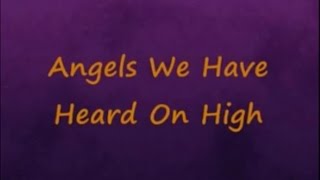 Video thumbnail of "Angels We Have Heard On High with Lyrics -Sixpence None The Richer"