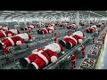 Inside a Modern Toy Recycling Factory: From Old Teddy Bears to Santa Claus Plush Toys (Full Process)
