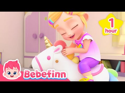 Special Song for Bora 🦄🌈 Rainbow Unicorn +more | Sing Along Bebefinn | Nursery Rhymes For Kids