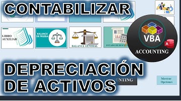 Contabilizar  Depreciación  de Activos VBA ACCOUNTING @JANSCONSULTING