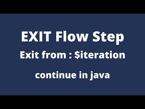 Exit Flow Step