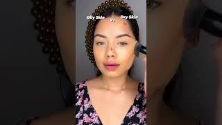 Oily Skin Vs Dry Skin Makeup Routine | #shorts | SUGAR Cosmetics