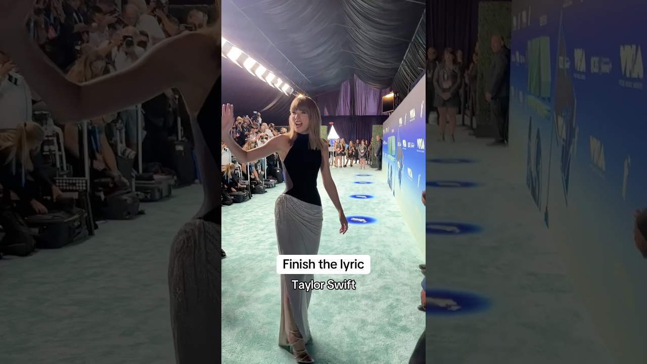 Taylor Swift didn’t wanna sing 😭￼ #taylorswift #tyla #sombr #vmas