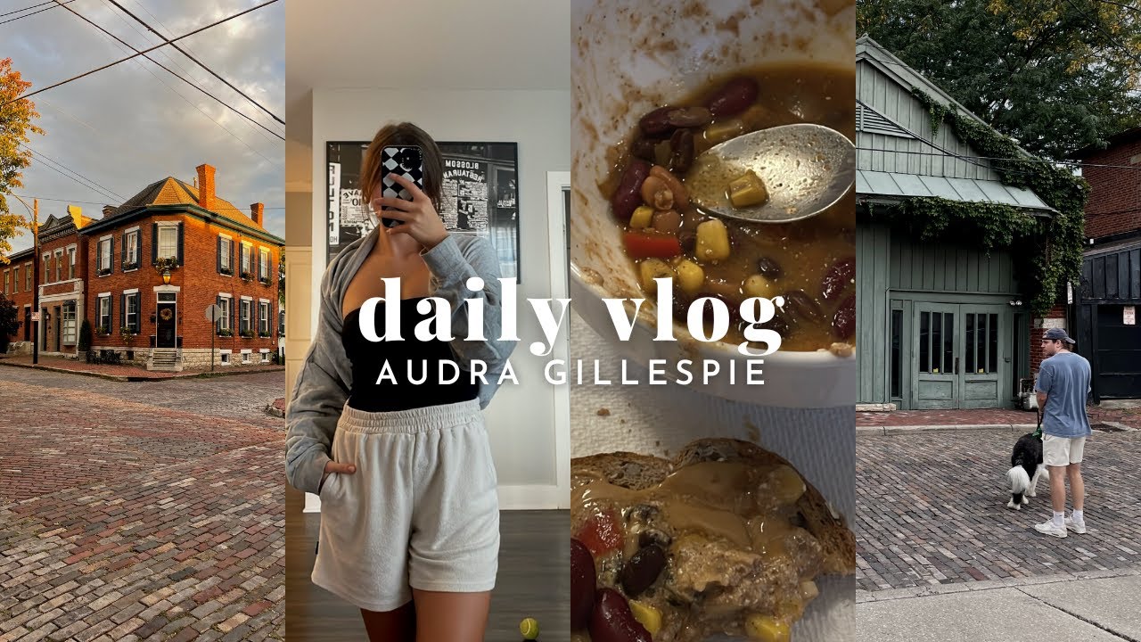COZY VLOG | cooking, running errands & our fav neighborhood