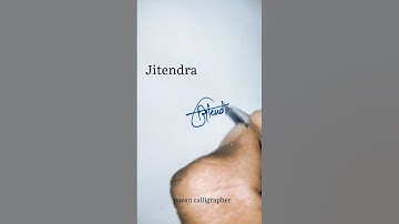 Jitendra name signature ❤️ #song #viral #youtubeshorts #name #video